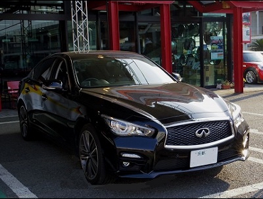 NISSAN�@�X�J�C���C���@V37�@�Ɂ@RECARO�i���J���j�V�[�g����