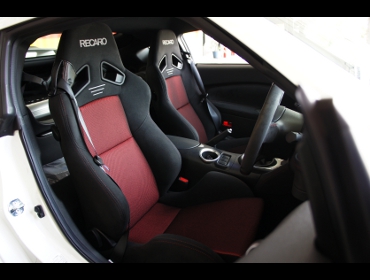 NISSAN�@�t�F�A���f�BZ�@Z34�@2014�N�@�Ɂ@RECARO�i���J���j�@SR-7�@GK100�@BK/RED�@���@SR-7F�@GK100�@BK/RED�@����