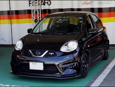 NISSAN�@�}�[�`�@K13���i2015�N�j�@�Ɂ@RECARO�i���J���j�@SR-7�@KK100�@BK�@�~2�r�@����