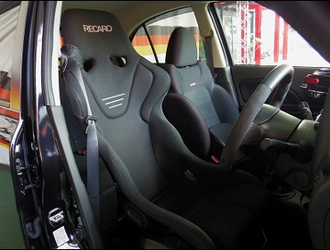 RECARO�i���J���V�[�g�j�@NISSAN�@�}�[�`�@NismoS�@K13���i2018�N�j�@�Ɂ@RECARO�i���J���j�@RS-G�@GK�@BK/BK�@����