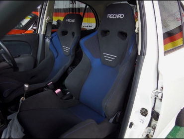 RECARO�i���J���V�[�g�j�@NISSAN�@�}�[�`�@K12�i2006�N1���j�@�Ɂ@RECARO�i���J���j�@TS-G�@GK�@BK/BL�@���@SR-6�@GK100S�@BK/BL�@����