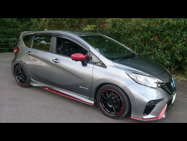 NISSAN�@�m�[�g�@�j�X���@e�p���[�@HE12�@�Ɂ@RECARO�i���J���j�@SR-7�@GK100�@BK/BK�@���@SR-7F�@GK100�@BK/BK�@����