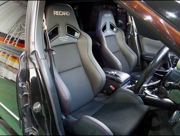 NISSAN�@�X�e�[�W�A�@260RS�@C34�i2000�N�j�@�Ɂ@RECARO�i���J���j�@SR-7�@���V�b�N�@BK�@�~���E�@����
