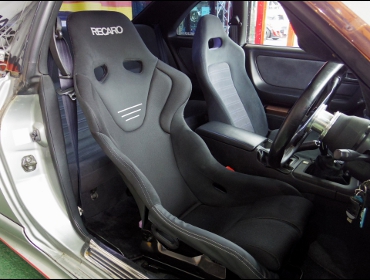 NISSAN�@�X�J�C���C���@BCNR33�@�Ɂ@RECARO�i���J���j�@RS-G�@GK�@BK/BK�@����
