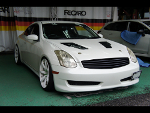 NISSAN�@�X�J�C���C���@CPV35�i2006�N�j�@�Ɂ@RECARO�i���J���j�@SR-7�@Lassic�@BK�@�~���E�@����