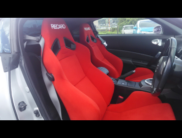 NISSAN�@�t�F�A���f�BZ�@Z33�@Version NISMO�i2007�N����j�@�Ɂ@RECARO�i���J���j�@SR-7�@KK100�@RED�@�~���E�@����