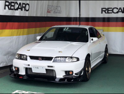 NISSAN�@�X�J�C���C���@GT-R�@BCNR33�i1997�N3���j�@�Ɂ@RECARO�i���J���j�@SR-6�@GK100S�@BK/RED�@�~���E�@����