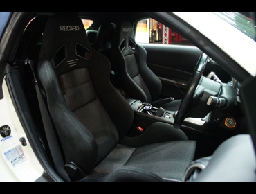 NISSAN�@�t�F�A���f�BZ�@Z33�i2006�N�j�@�Ɂ@RECARO�i���J���j�@SR-7�@GK100�@BK/SIL�@�V�[�g�q�[�^�[�t���@���@SR-7F�@GK100�@BK/SIL�@�V�[�g�q�[�^�[�t���@����