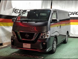 NISSAN�@�L�����o���@NV350�i2018�N4���j�@�Ɂ@RECARO�i���J���j�@LX-F�@TR�@NN�@BK�@����