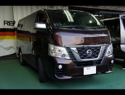 NISSAN�@NV350�@�v���~�A��GX�i2018�N�j�@�Ɂ@RECARO�i���J���j�@SR-7F�@GU100�@RED�@�A�[�����X�g�t���@����