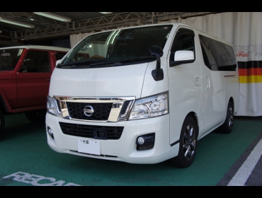 NISSAN�@NV350�@�L�����o���@E26�i2016�N�j�@�Ɂ@RECARO�i���J���j�@SR-7F�@GK100�@BK/SIL�@A/R�@����