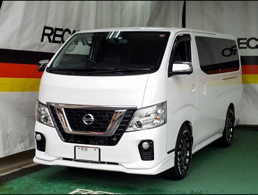 NISSAN�@NV350�L�����o���@E26�i2018�N�j�@�Ɂ@RECARO�i���J���j�@LX-F�@IN110�@BK�@�~���E�@����