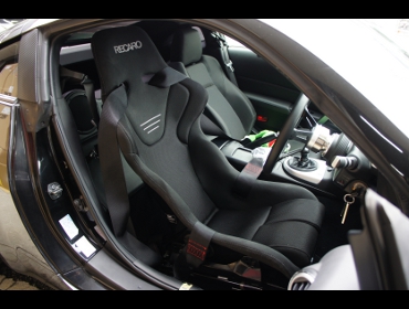 NISSAN�@�t�F�A���f�BZ�@Z33�i2007�N�j�@�Ɂ@RECARO�i���J���j�@RS-G�@GK�@BK/BK�@4�_���V�[�g�x���g�@����