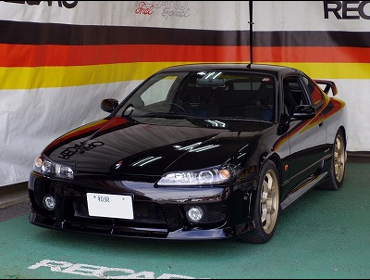 NISSAN�@�V���r�A�@S15�i2002�N�j�@�Ɂ@RECARO�i���J���j�@SR-7�@GK100�@BK/�u���[�@�~���E�@����
