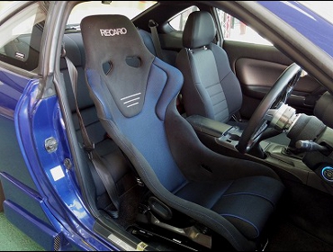 NISSAN�@�V���r�A�@S15�i1999�N�j�@�Ɂ@RECARO�i���J���j�@RS-G�@GK�@BK/�u���[�@����