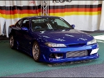 NISSAN シルビア S15(1999年) に RECARO(レカロ) RS-G GK BK/ブルー 装着