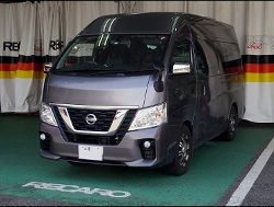 NISSAN�@�L�����o���@QR25�i2018�N�j�@�Ɂ@RECARO�i���J���j�@LX-F�@IN110�@BK�@A/R�@����