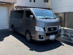 NISSAN�@NV3850�L�����o���@�Ɂ@RECARO�i���J���j�@LX-F�@IN110�@BK�@����