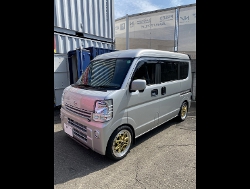 NISSAN�@NV100�@�N���b�p�[�@DR17V�i2020�N�j�@�Ɂ@RECARO�i���J���j�@SR-7F�@GK100�@BK/�u���[�@�A�[�����X�g�t���@����