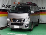 NISSAN�@NV350�L�����o���@�Ɂ@RECARO�i���J���j�@SR-7F�@GK100�@BK/RED�@����