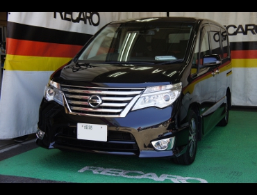 NISSAN�@�Z���i�@HFC26�i2015�N�j�@�Ɂ@RECARO�i���J���j�@�X�|�[�c�X�^�[�@GK100H�@�u���[�@����