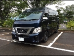 NISSAN�@NV350�L�����o���@�Ɂ@RECARO�i���J���j�@SR-7F�@GK100�@BK/�u���[�@�A�[�����X�g�t���@�~���E�@����
