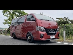 NISSAN�@�L�����o��NV350�@�Ɂ@RECARO�i���J���j�@SR-7F�@GU100H�@�u���E���@�V�[�g�q�[�^�[�t���@����