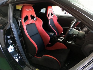 NISSAN�@35GT-R�@�Ɂ@RECARO�i���J���j�@SR-7�@GU100H�@RED�@�V�[�g�q�[�^�[�t���@���@SR-7F�@GU100H�@RED�@�V�[�g�q�[�^�[�t���@����