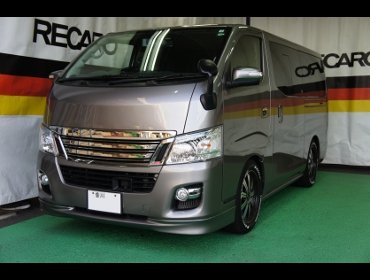 NISSAN�@NV350�L�����o���@E26�i2017�N�j�@RECARO�i���J���j�@SR-7F�@GU100H�@BK�@�V�[�g�q�[�^�[�t���@����