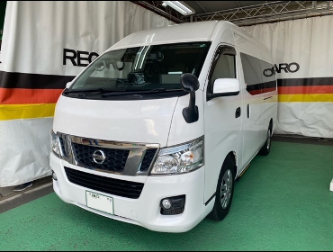 NISSAN�@NV350�L�����o���@E26�i2015�N�j�@�Ɂ@RECARO�i���J���j�@SR-7F�@GK100�@BK/BK�@A/R�@����