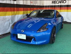 NISSAN�@�t�F�A���f�BZ�@Z34�i2008�N�j�@�Ɂ@RECARO�i���J���j�@SR-6�@GK100S�@BK/�u���[�@����