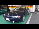NISSAN�@�X�J�C���C���@HCR32�i1990�N�j�@�Ɂ@RECARO�i���J���j�@RS-GE�@����