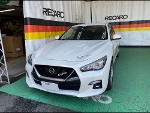 NISSAN�@�X�J�C���C���@RV37�i2019�N7���j�@�Ɂ@RECARO�i���J���j�@�X�|�[�c�X�^�[�@GK100H�@RED�@����
