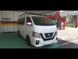 NISSAN�@�L�����o���@E26�i2019�N�j�@�Ɂ@RECARO�i���J���j�@SR-7F�@KK100�@RED�@�V�[�g�q�[�^�[�t���@�~���E�@����