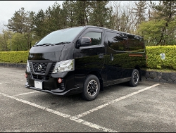 NISSAN�@NV350�L�����o���@�Ɂ@RECARO�i���J���j�@SR-7F�@KK100�@BK�@�~���E�@����