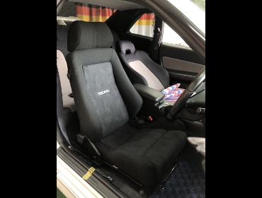 NISSAN�@�X�J�C���C���@ER34�@�Ɂ@RECARO�i���J���j�@�G���S���hLD�@BK�@����