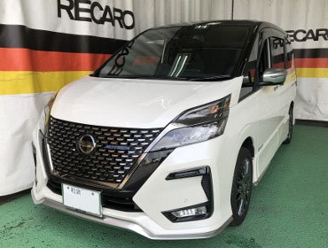 NISSAN�@�Z���i�@e�p���[�@HFC27�i2021�N�j�@�Ɂ@RECARO�i���J���j�@SR-7F�@GK100�@BK/BL�@�V�[�g�q�[�^�[�t���@����
