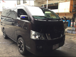 NISSAN�@NV350�L�����o���@�Ɂ@RECARO�i���J���j�@SR-7F�@KK100�@BK�@����