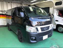 NISSAN�@NV350�@�L�����o���@E26�@�Ɂ@RECARO�i���J���j�@SR-7F�@GK100�@BK/SIL�@����