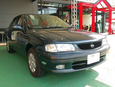 NISSAN�@�T�j�[�@FB15�i1999�N�j�@�Ɂ@RECARO�i���J���j�@SR-7�@GU100H�@RED�@�V�[�g�q�[�^�[�t���@�~���E�@����