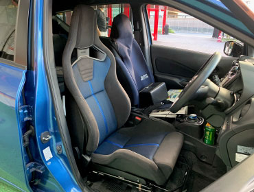 NISSAN�@�m�[�ge�p���[�@HE12�i2019�N�j�@�Ɂ@RECARO�i���J���j�@�X�|�[�c�X�^�[GK100H�@�u���[�@����