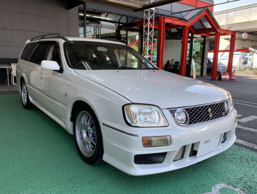 NISSAN�@�X�e�[�W�A�@WGNC34�i2000�N�j�@�Ɂ@RECARO�i���J���j�@SR-7�@GK100�@BK/SIL�@����