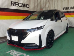 NISSAN�@�I�[���@FE13�i2022�N�j�@�Ɂ@RECARO�i���J���j�@�X�|�[�c�X�^�[GK100H�@BK�@����