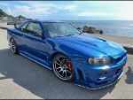 NISSAN�@�X�J�C���C���N�[�y�@2WD�@2�h�A�@HR34�@�Ɂ@RECARO�i���J���j�@SR-7�@GU100�@BK�@�~���E�@����