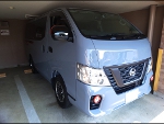 NISSAN�@NV350�L�����o���@�Ɂ@RECARO�i���J���j�@SR-7F�@GU100H�@�u���E���@�V�[�g�q�[�^�[�t���@����