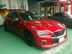 NISSAN�@�X�J�C���C���@HV37�i2021�N�j�@�Ɂ@RECARO�i���J���j�@SR-7�@GU100H�@RED�@�V�[�g�q�[�^�[�t���@����