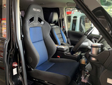NISSAN�@�Z���i�@HFC27�i2018�N�j�@�Ɂ@RECARO�i���J���j�@SR-7F�@GK100�@BK/�u���[�@����