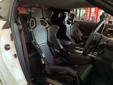 NISSAN�@GT-R�@R35�i2008�N�j�@�Ɂ@RECARO�i���J���j�@PRO RACER RMS 2700G�@�~���E�@����