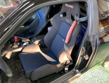 NISSAN�@180SX�@S13�@�Ɂ@RECARO�i���J���j�@TS-G�@GK�@BK/Blue�@����