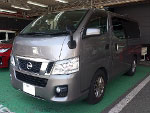 NISSAN�@NV350�L�����o���@�Ɂ@RECARO�i���J���j�@SR-7F�@GU100�@�u���E���@����